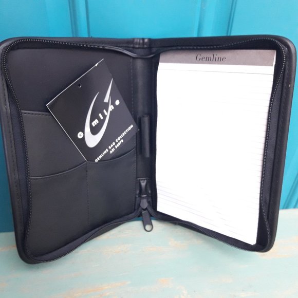 Daytimer Planner Leather Organizer Notebook Holder Retro Vintage Back to School - Picture 5 of 15